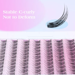 Sans colle, cils sûrs pour yeux sensibles avec Zanlufly.