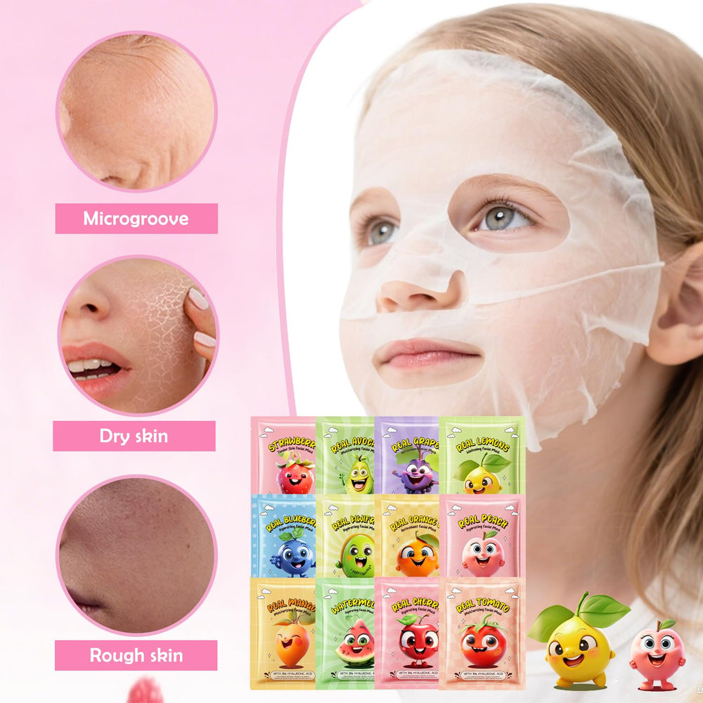 Masque Zarics à la pêche, douceur et fraîcheur pour la peau enfantine.