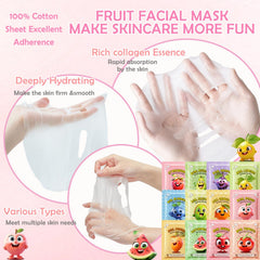 Masque Zarics au raisin, hydratation rapide pour le teint des enfants.