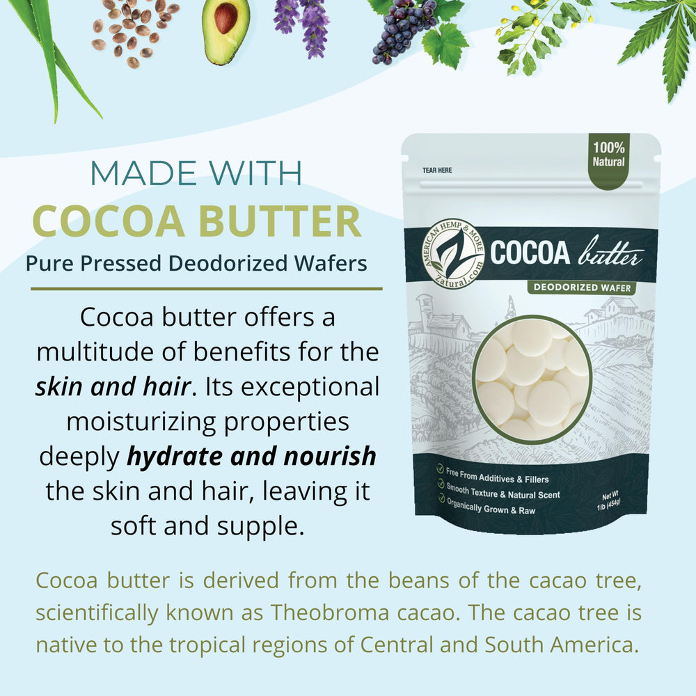 Zatural Beurre cacao neutre: pâtisserie et desserts, base neutre pour créations