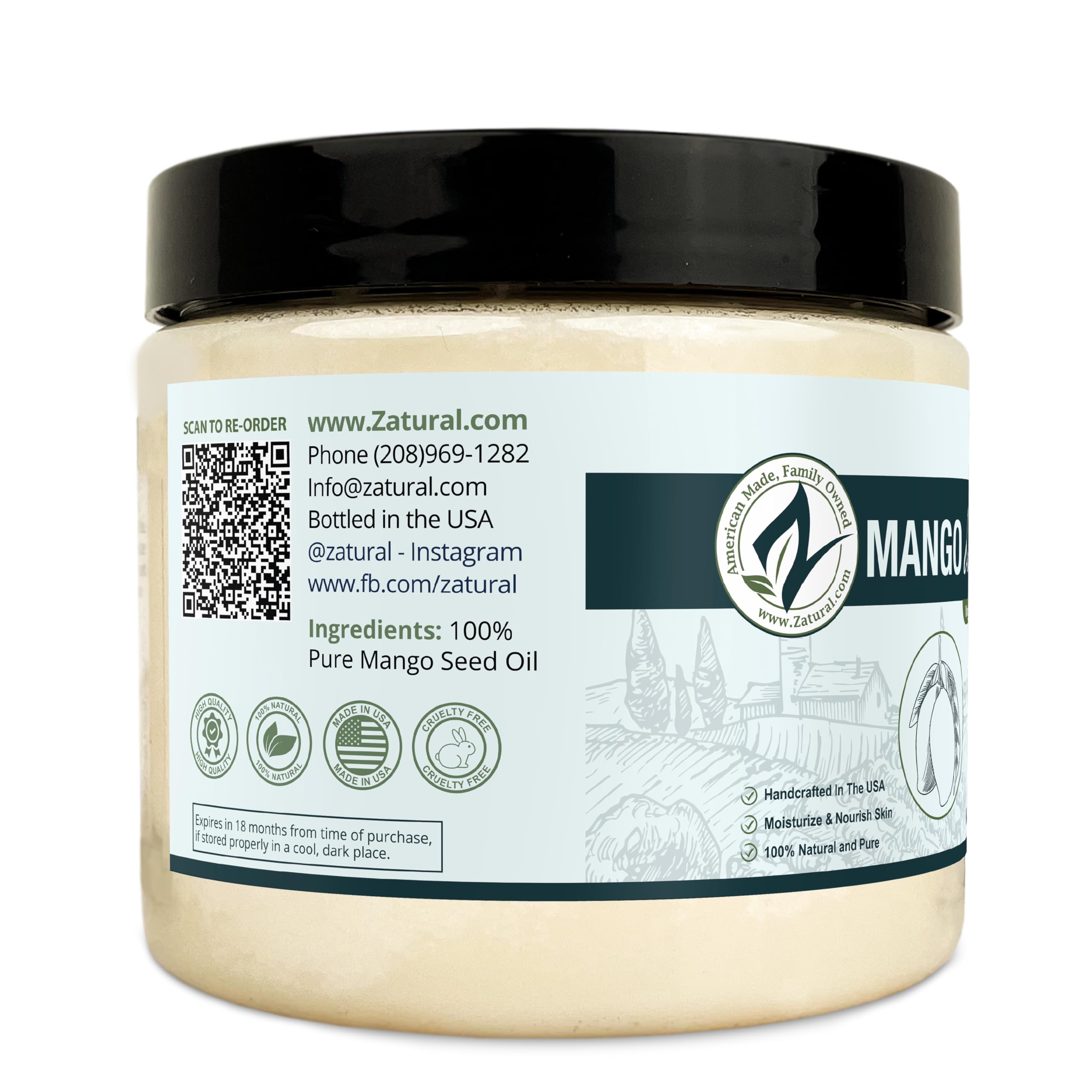 Routine beauté enrichie avec le beurre mangue Zatural.