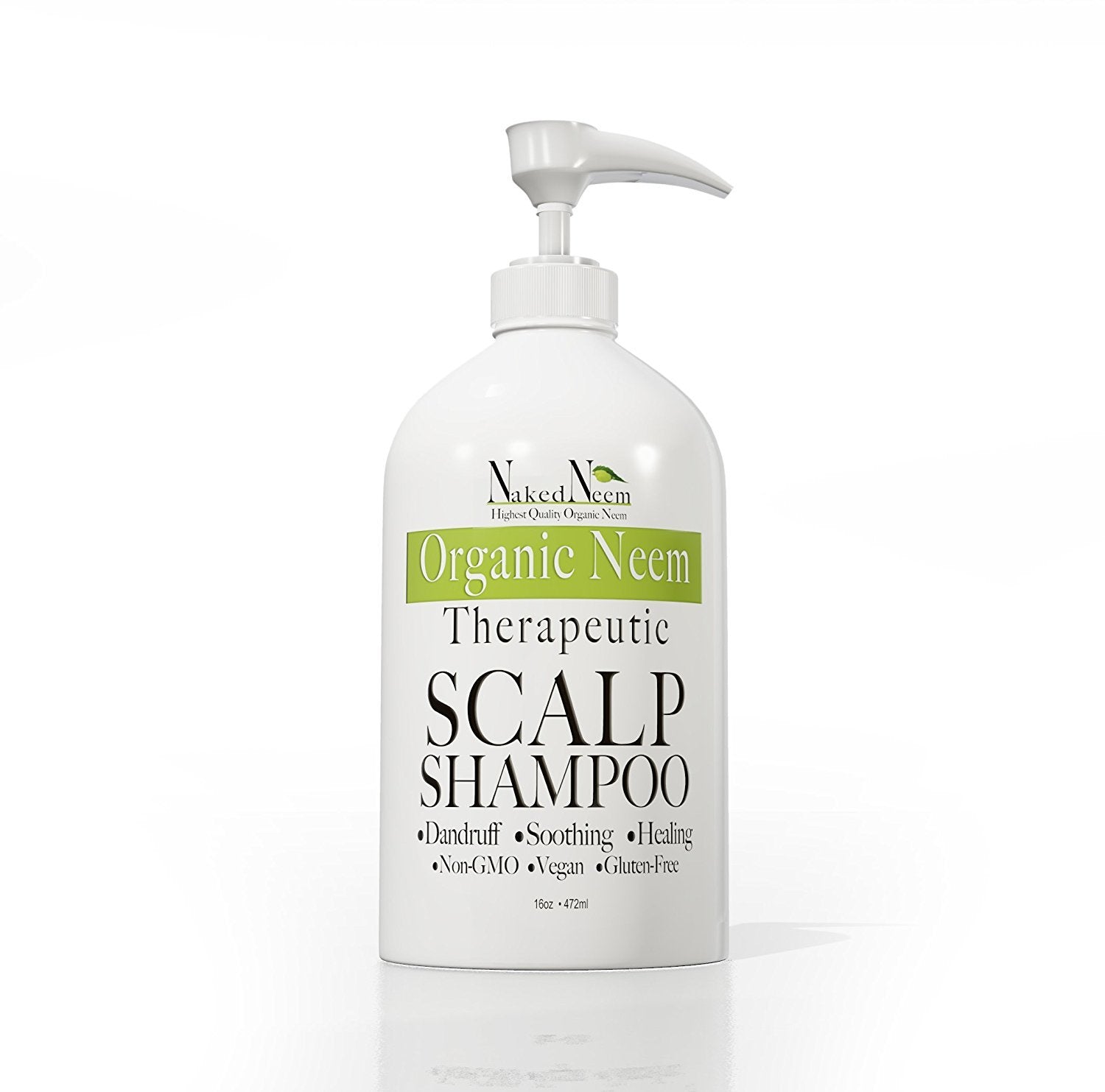Shampooing Neem Zatural — bouteille fraîche, cuir chevelu équilibré et cheveux doux.