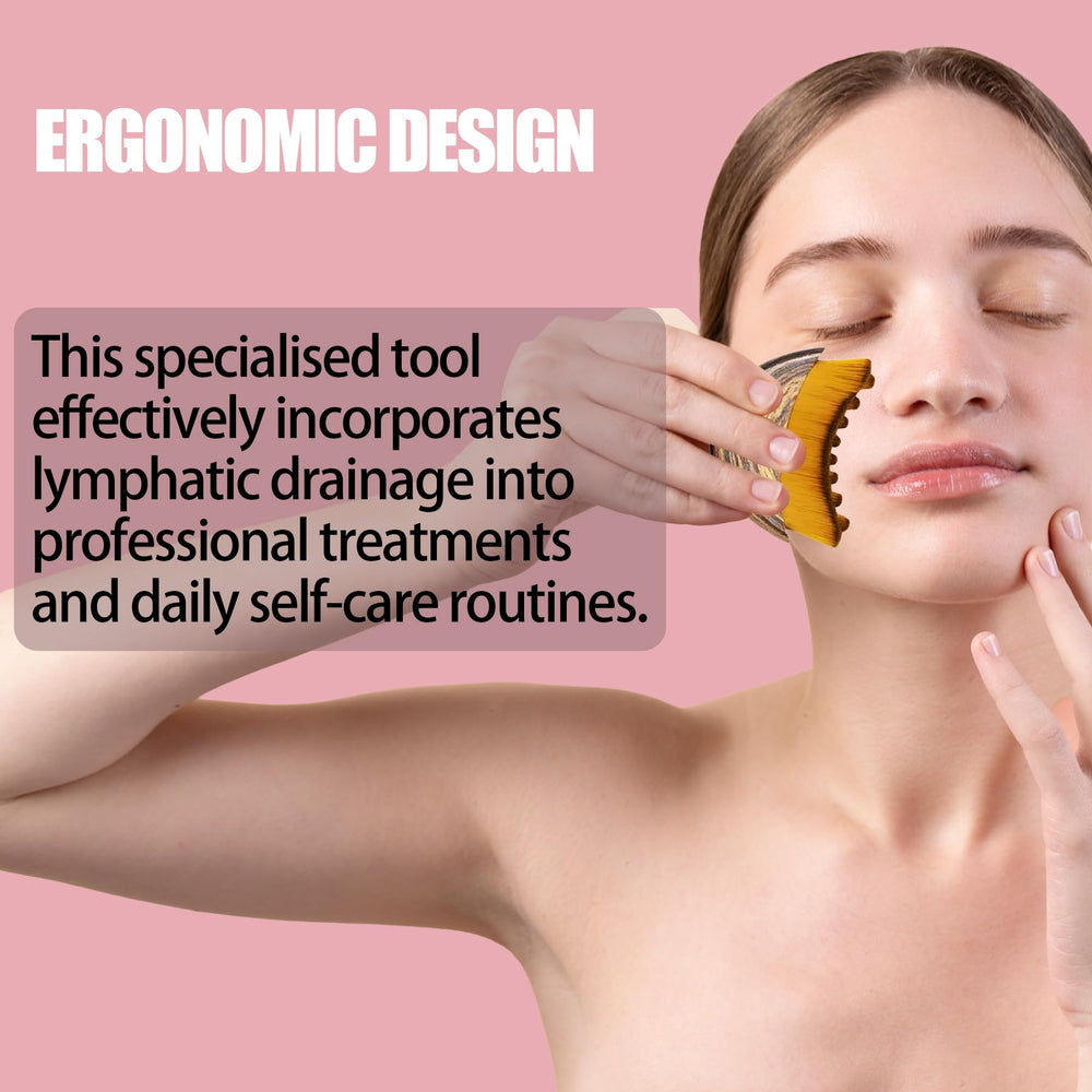 Modelage du menton et ligne mandibulaire avec ZAZKHC pour détendre les muscles.