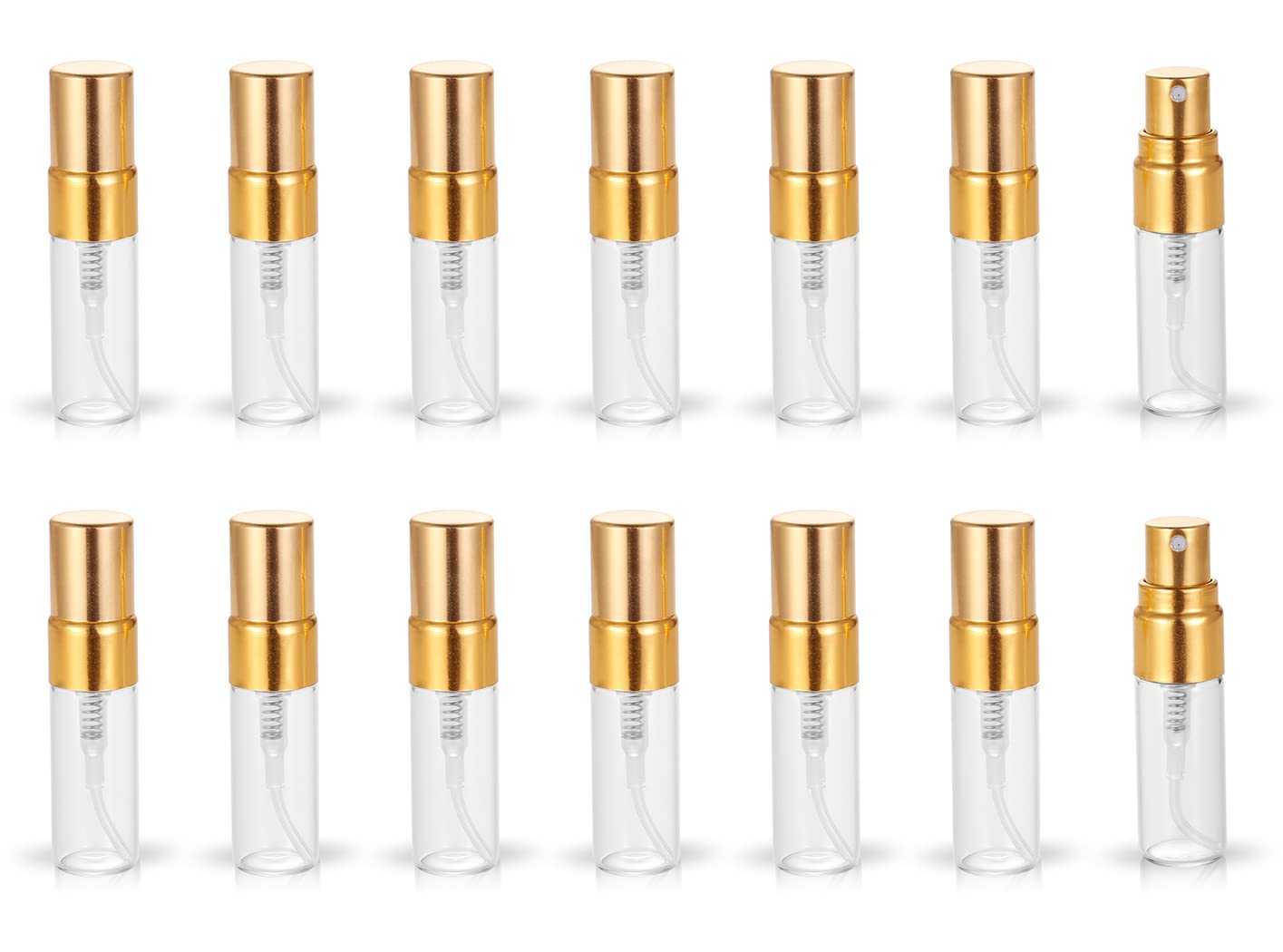 ZbFwmx: ensemble de bouteilles en verre 3 ml pour échantillons et voyages.