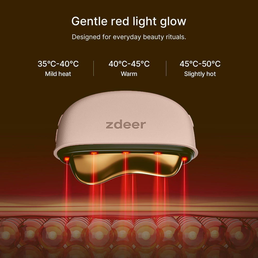 ZDEER Design ergonomique visage-cou – glisse facile et contact précis.