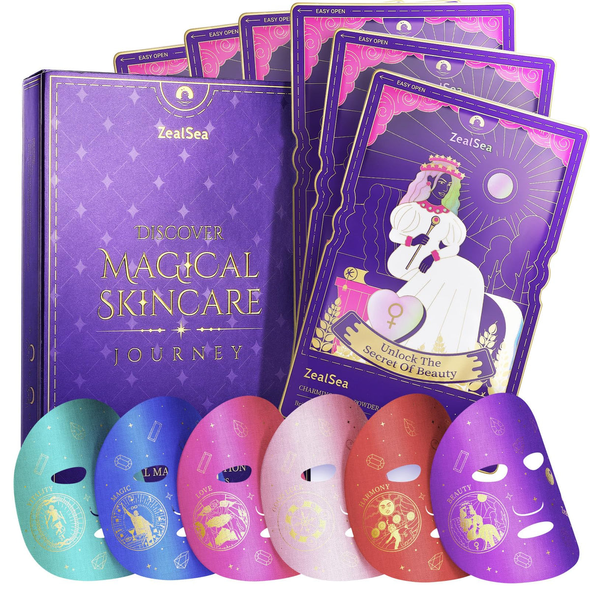 ZealSea masque visage hydratant au collagène pour peau plus lisse