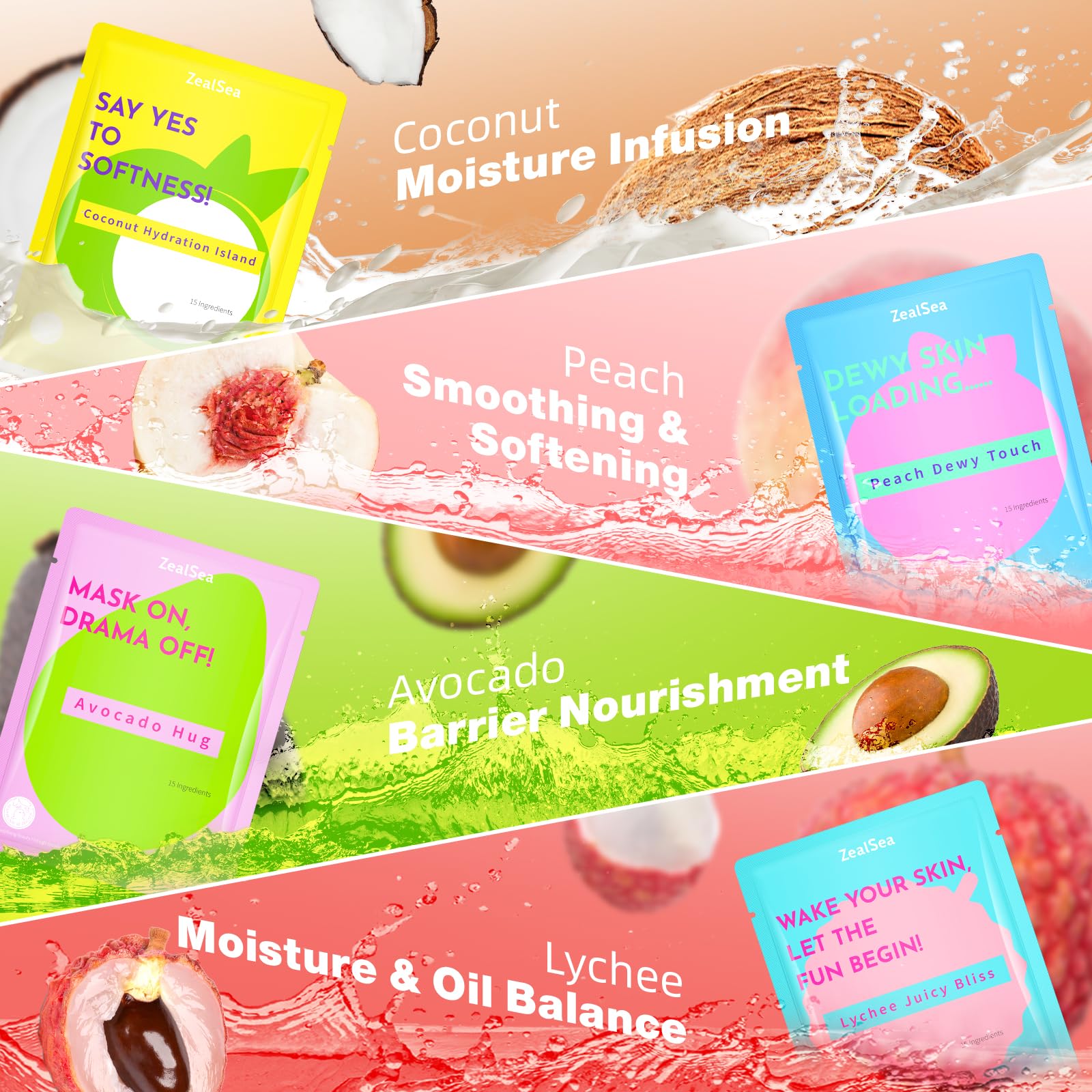 ZealSea Masque Kiwi: énergie et équilibre, peau lumineuse et purifiée.