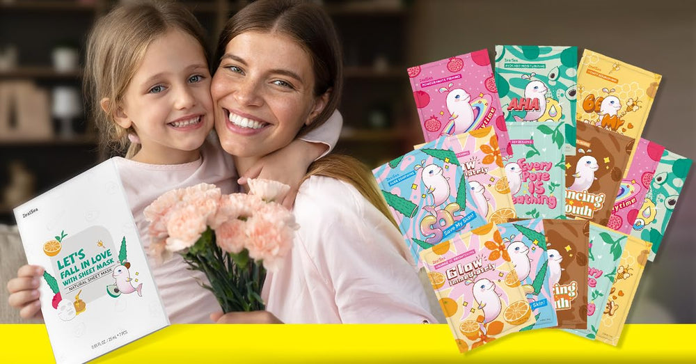 Pack ZealSea de 7 masques pour routine hydratante.