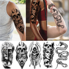 Tatouages Zeecdatoo petits 40 feuilles faciles à appliquer.