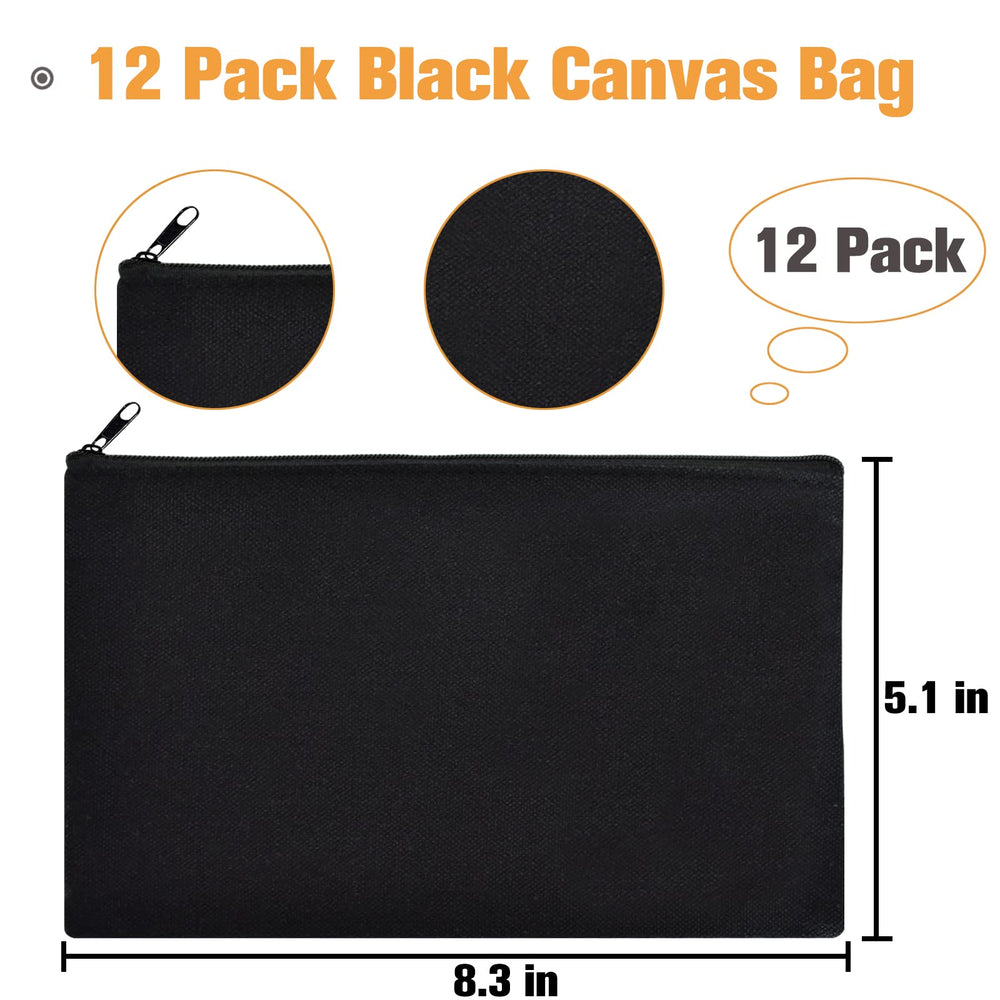 Pochette cosmétique ZeeDix en toile parfaite pour maquillage lors des voyages.