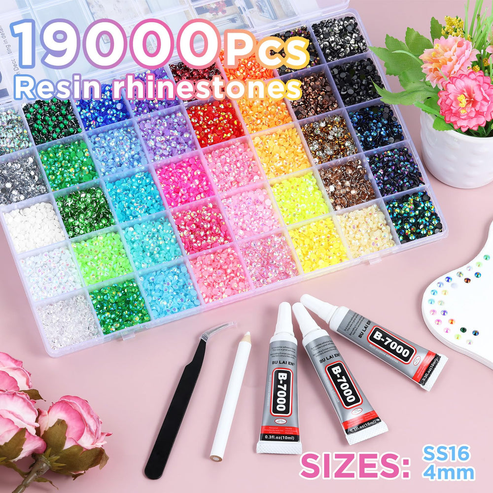 Rhinestones résine Zefy 40 couleurs, éclat durable pour vêtements et accessoires.