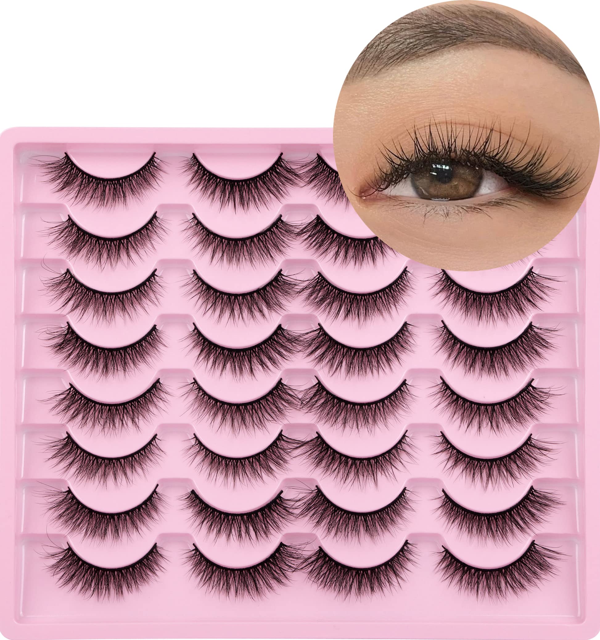 Cils Zegaine 12mm naturel, effet extensions subtils pour un regard harmonieux.