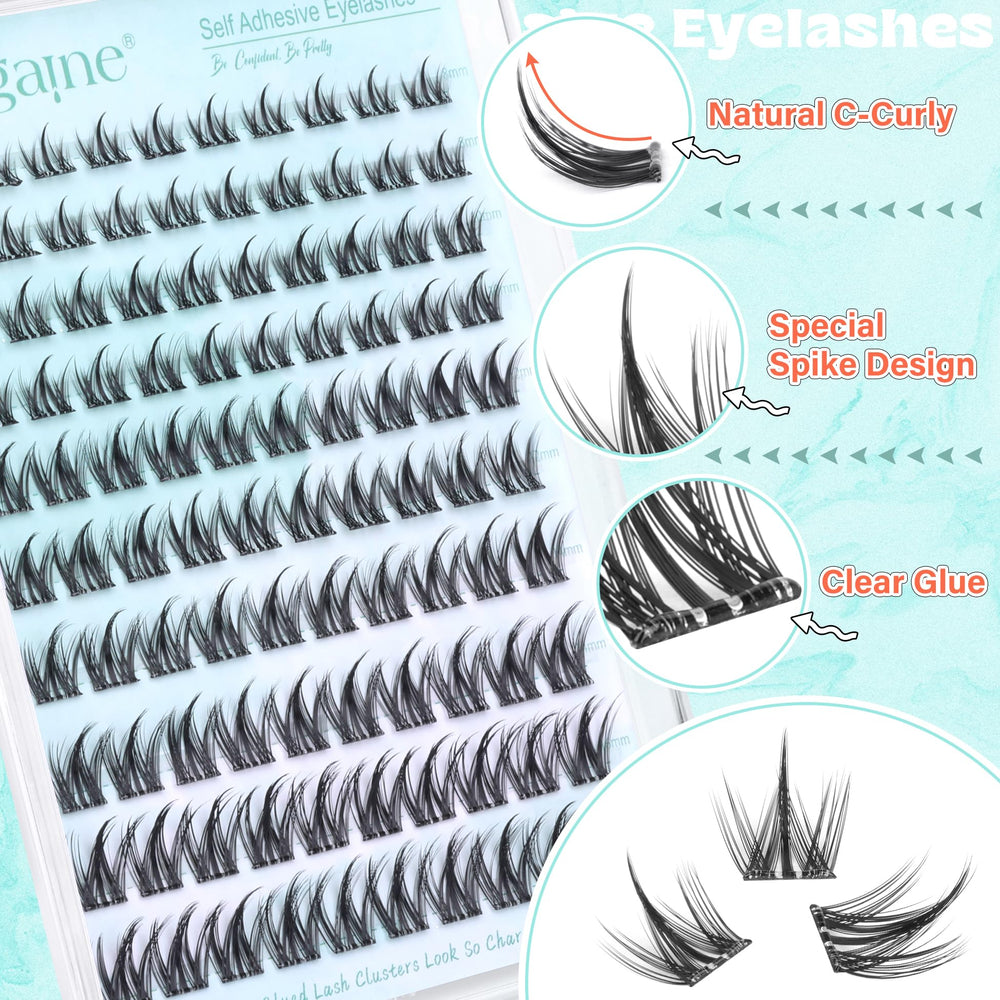 Cils bouclés 8-16 mm Zegaine, volume duveteux et naturel.