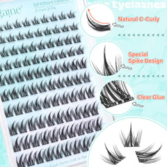 Cils bouclés 8-16 mm Zegaine, volume duveteux et naturel.