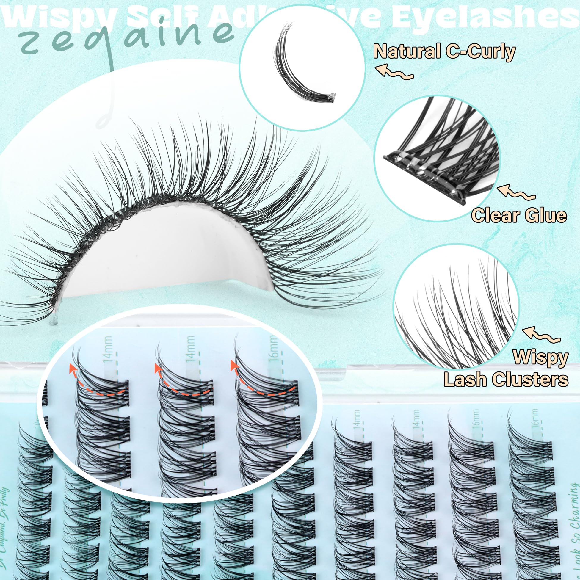 Cils Zegaine légers et confortables pour une tenue quotidienne.