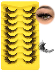 Cils Zegaine – pack de 9 paires pour un look naturel et prêt à poser.