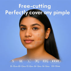 Pansement hydrocolloïde ZELIER Visage – application rapide et discret sur la peau.