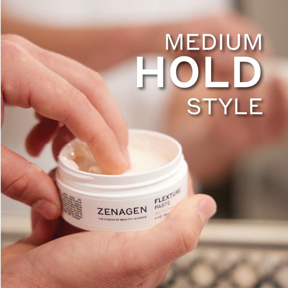 Convient à tous types de cheveux avec Zenagen Flexture Paste