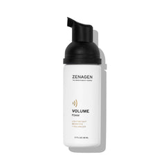 Zenagen Mousse Volume Bouteille offre volume naturel et brillance légère.