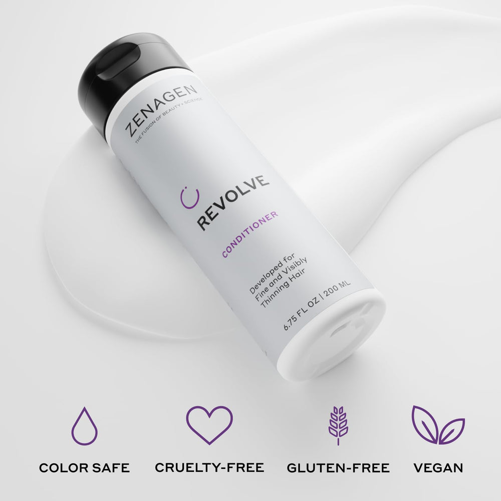 Zenagen Revolve Bouteille Conditionneur hydratation légère sans alourdir.