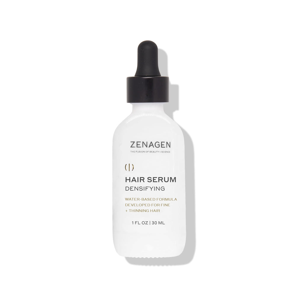 Zenagen Sérum Densifiant — bouteille du produit, densité améliorée des cheveux fins.