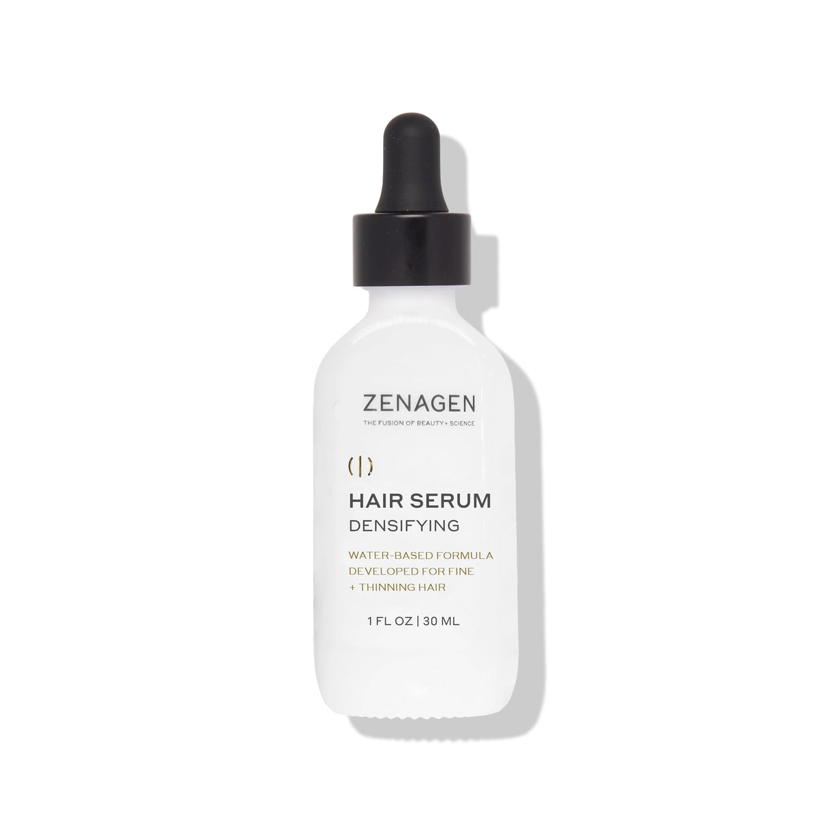 Zenagen Sérum Densifiant — bouteille du produit, densité améliorée des cheveux fins.