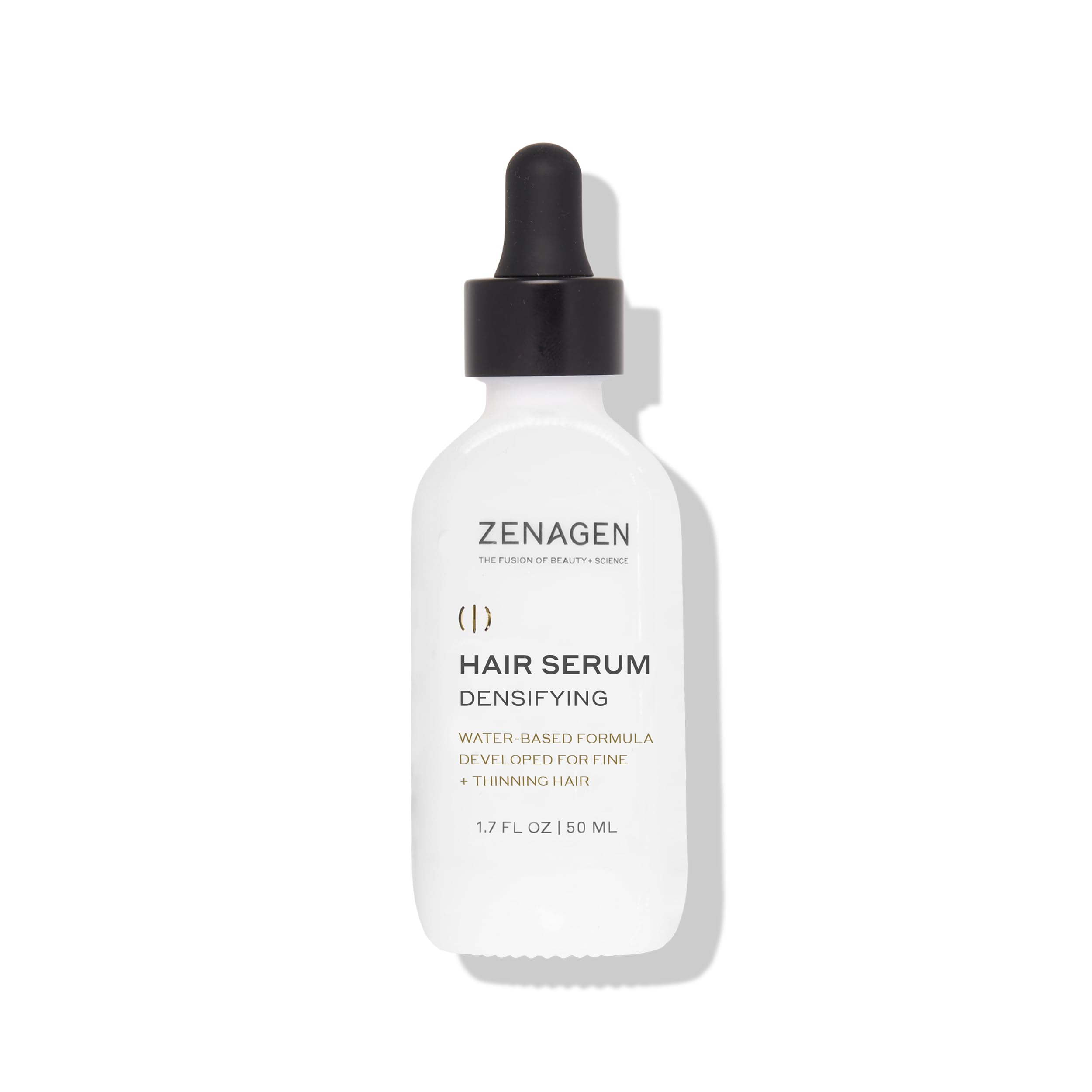 Zenagen Sérum Densifiant – texture aqueuse et absorption rapide pour cheveux fins.