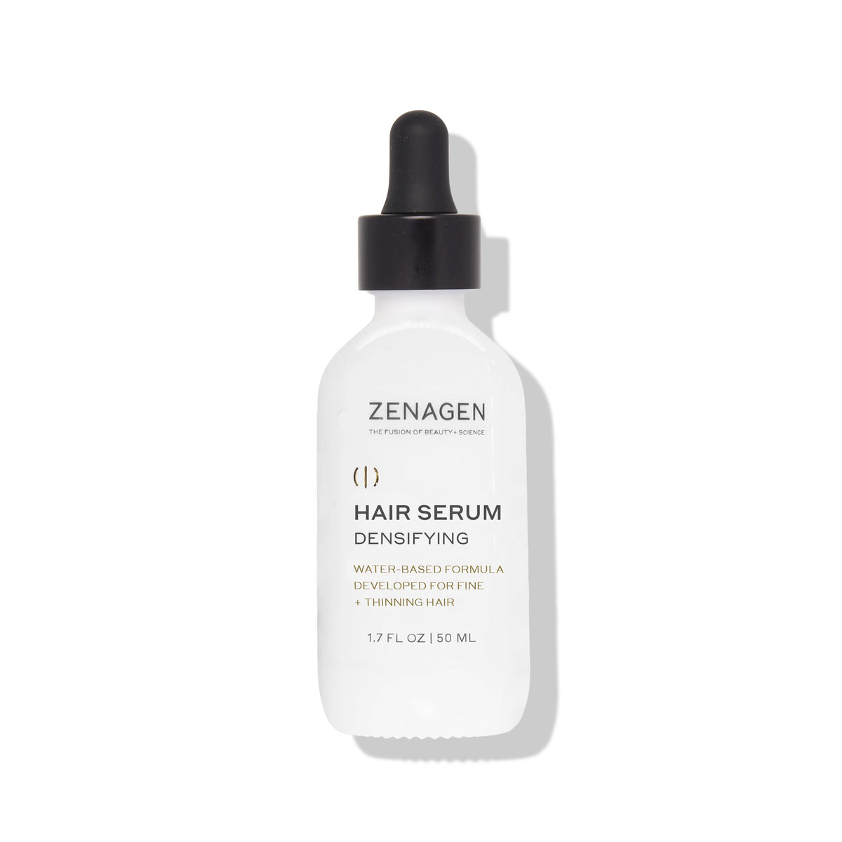 Zenagen Sérum Densifiant – texture aqueuse et absorption rapide pour cheveux fins.
