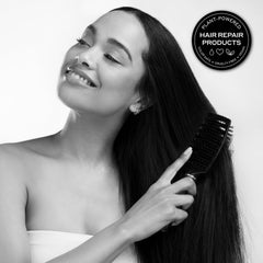 Zenagen Zen Brush noir, design ergonomique léger pour un brossage agréable.
