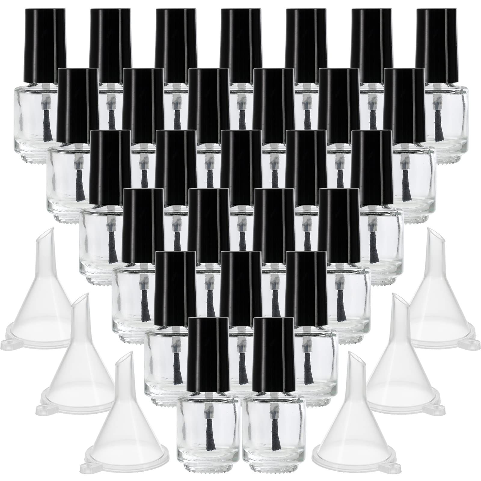 ZENFUN flacon vernis 5 ml avec pinceau et capuchon, pratique en déplacement