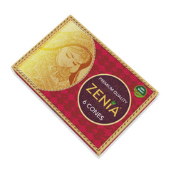 Cône Zenia henné – couleur rouge-brun naturelle sur cheveux.
