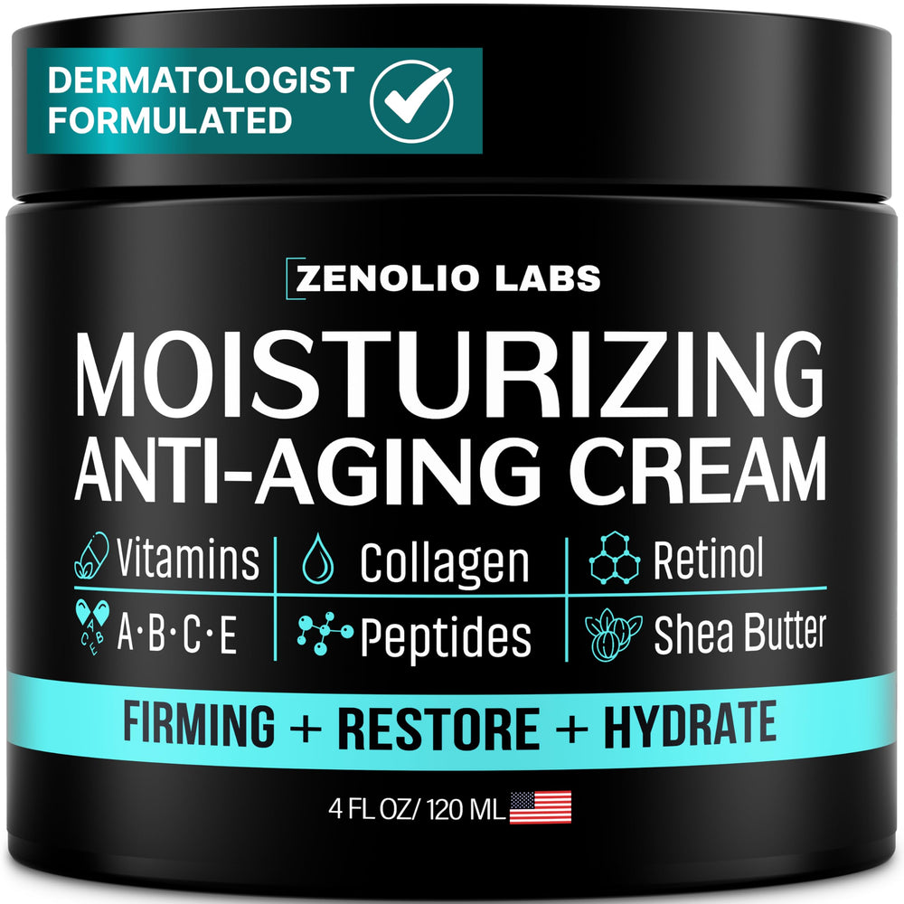 Zenolio Labs Mens Face Moisturizer bottle shows lightweight hydration for daily use