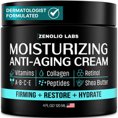 Zenolio Labs Mens Face Moisturizer bottle shows lightweight hydration for daily use