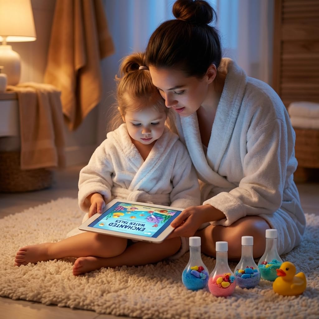 Jeu éducatif ZenseMe bain avec canards et histoires incluses