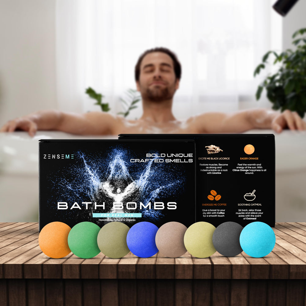 Bombe de bain ZenseMe parfum océan: fraîcheur marine et soin de la peau