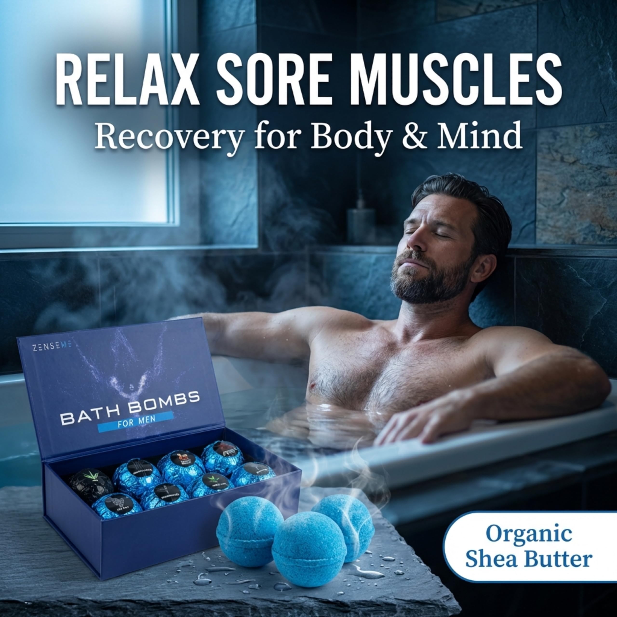 ZenseMe bombes de bain café – énergie et moment relaxant
