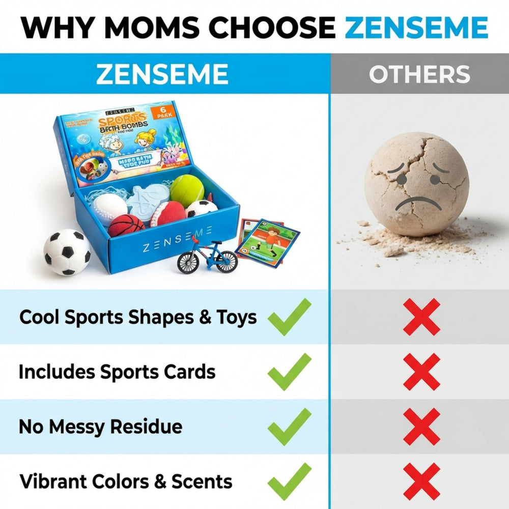 ZenseMe objet-bain-1-9-pouce: jouet inclus dans chaque bombe.