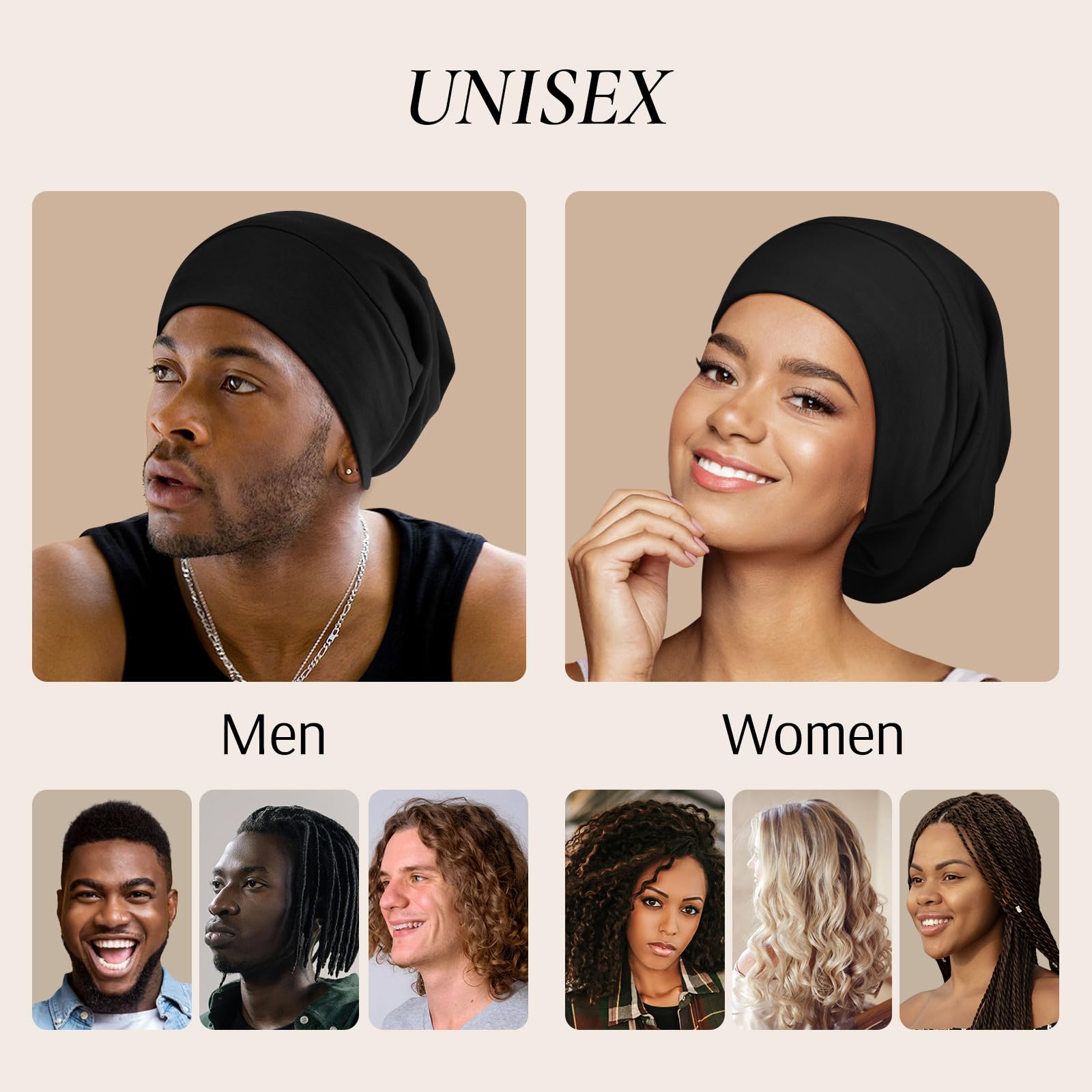 Bonnet satin compact Zenssia pratique en voyage.