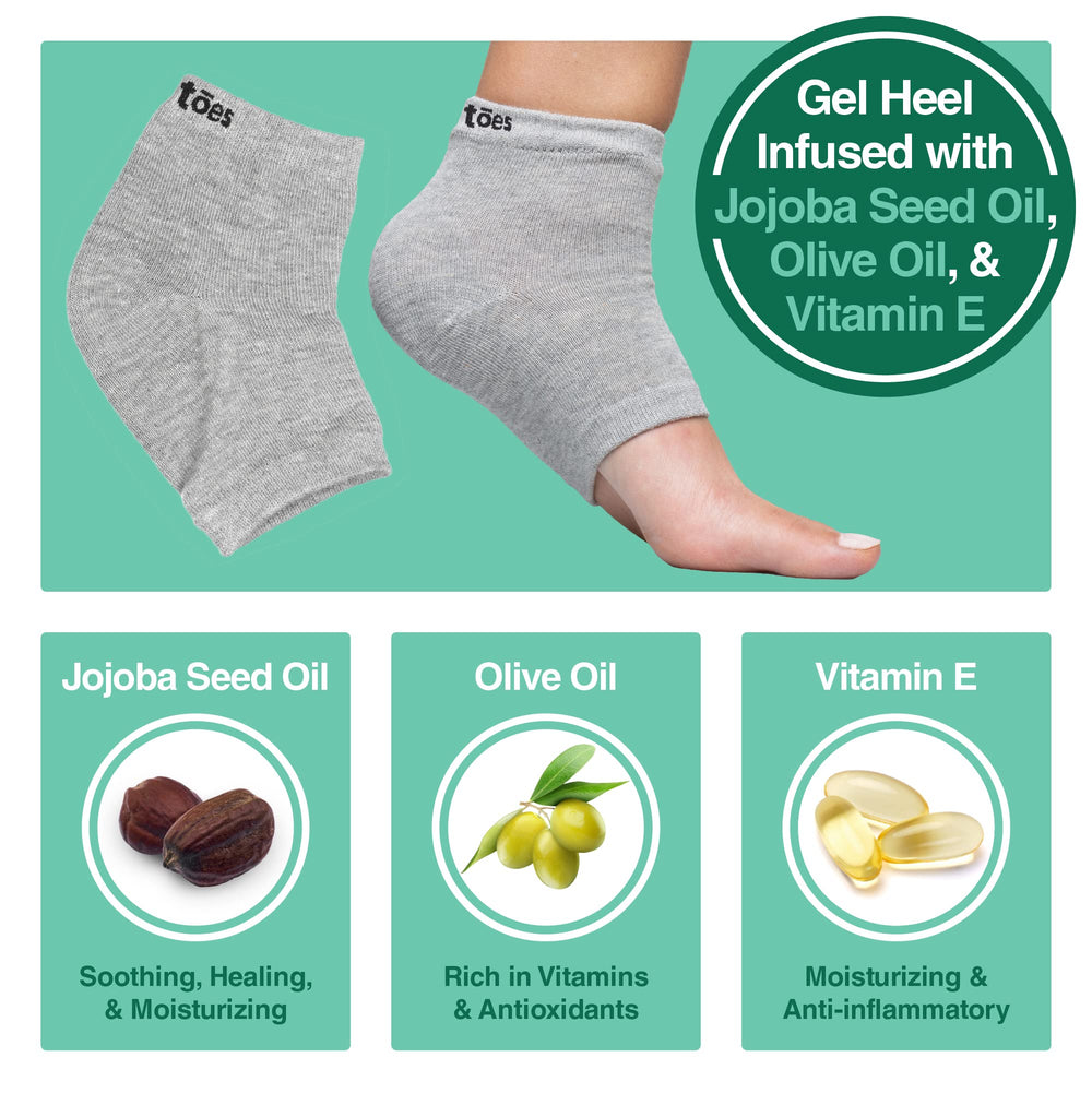 ZenToes chaussettes design ouvert au orteil pour dormir sans pression.