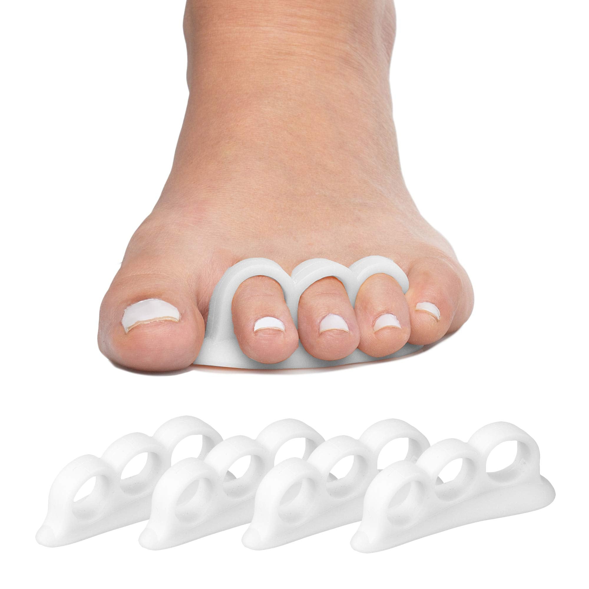 ZenToes correcteur d'orteil marteau en gel, coussin doux sous l'orteil, pour l'alignement.