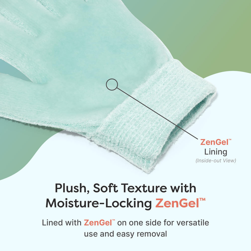 ZenToes gants hydratants lavables à la main et réutilisables.