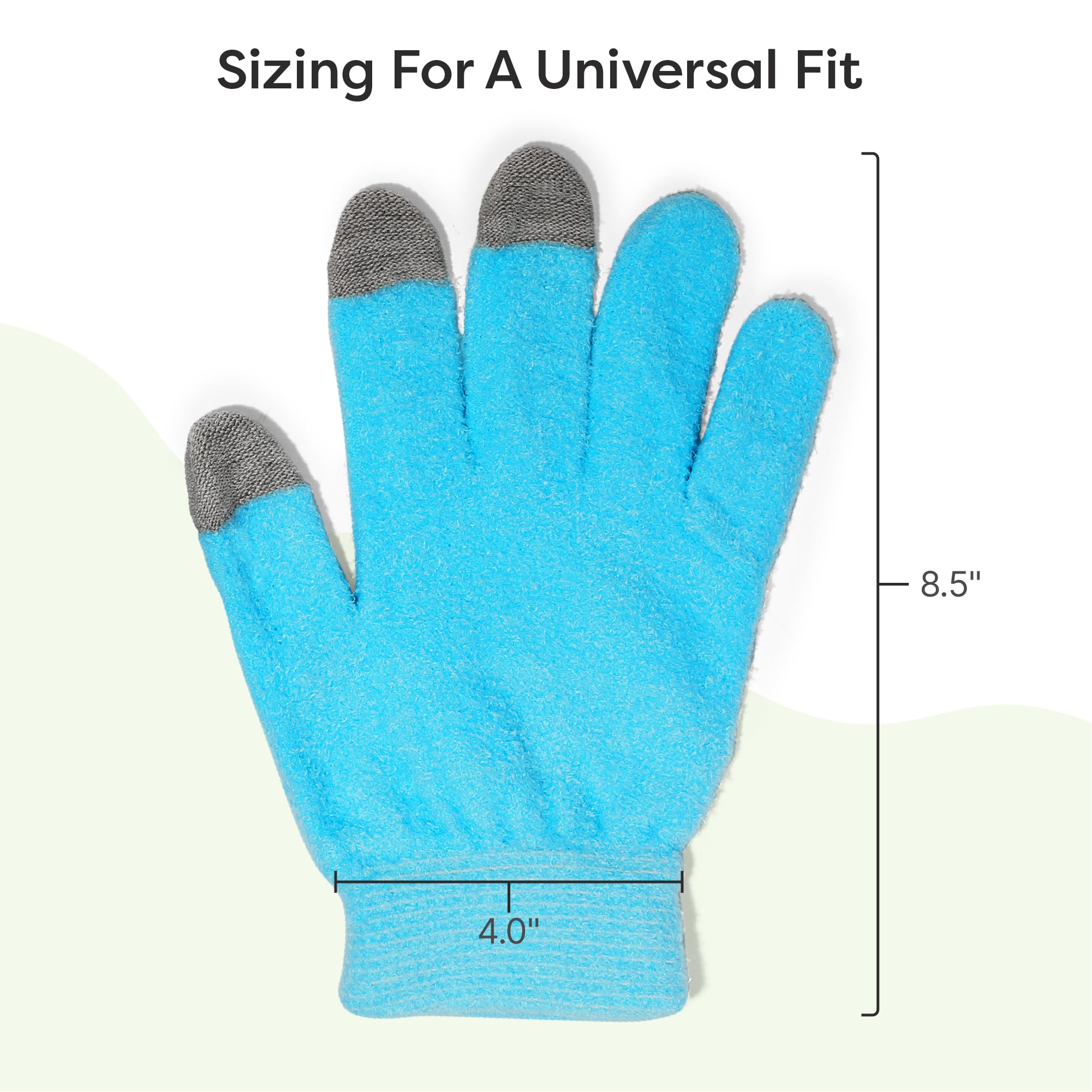 ZenToes gants hydratants pointe tactile - pratique avec écran.