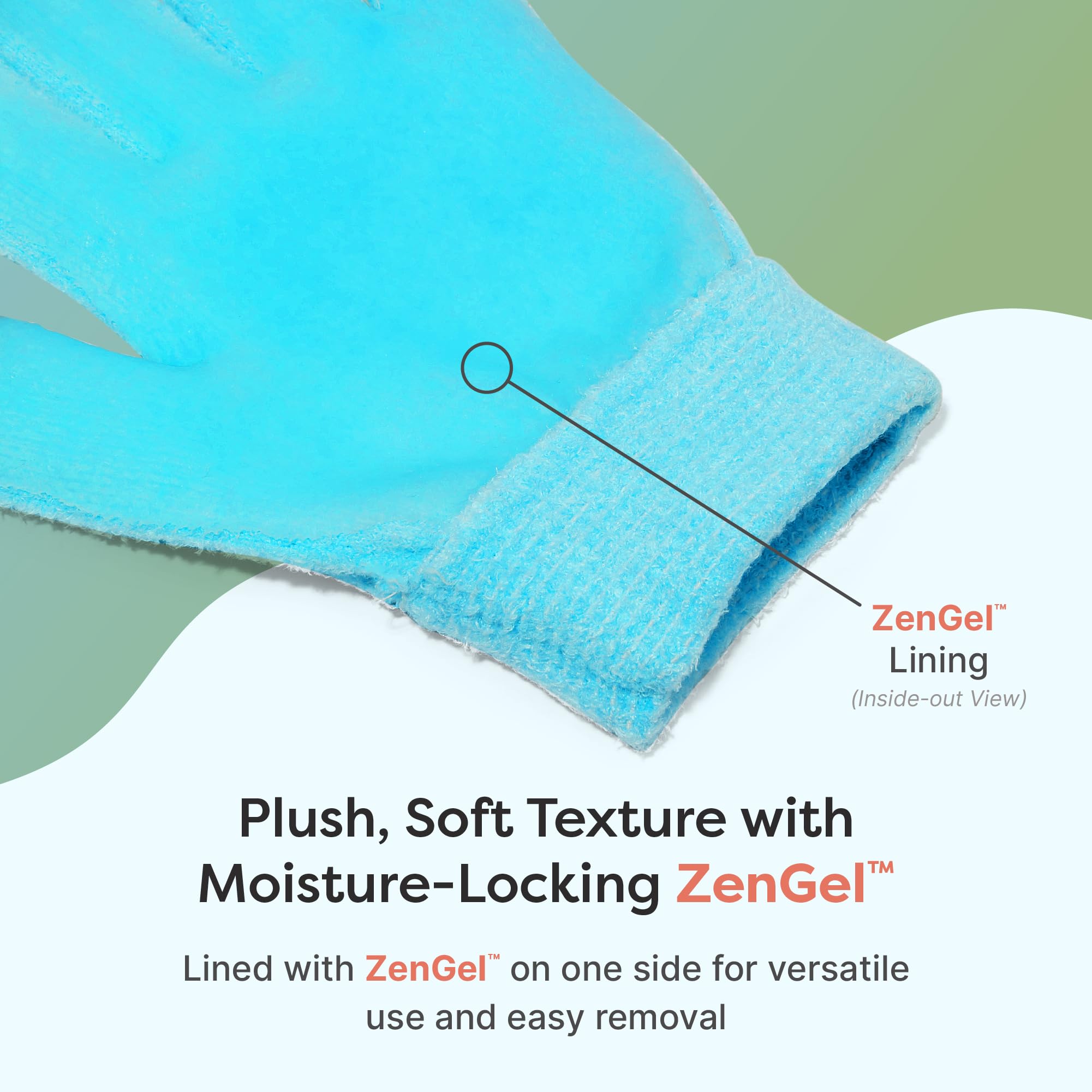 ZenToes gants hydratants vitamine E - enrichi en vitamine E.