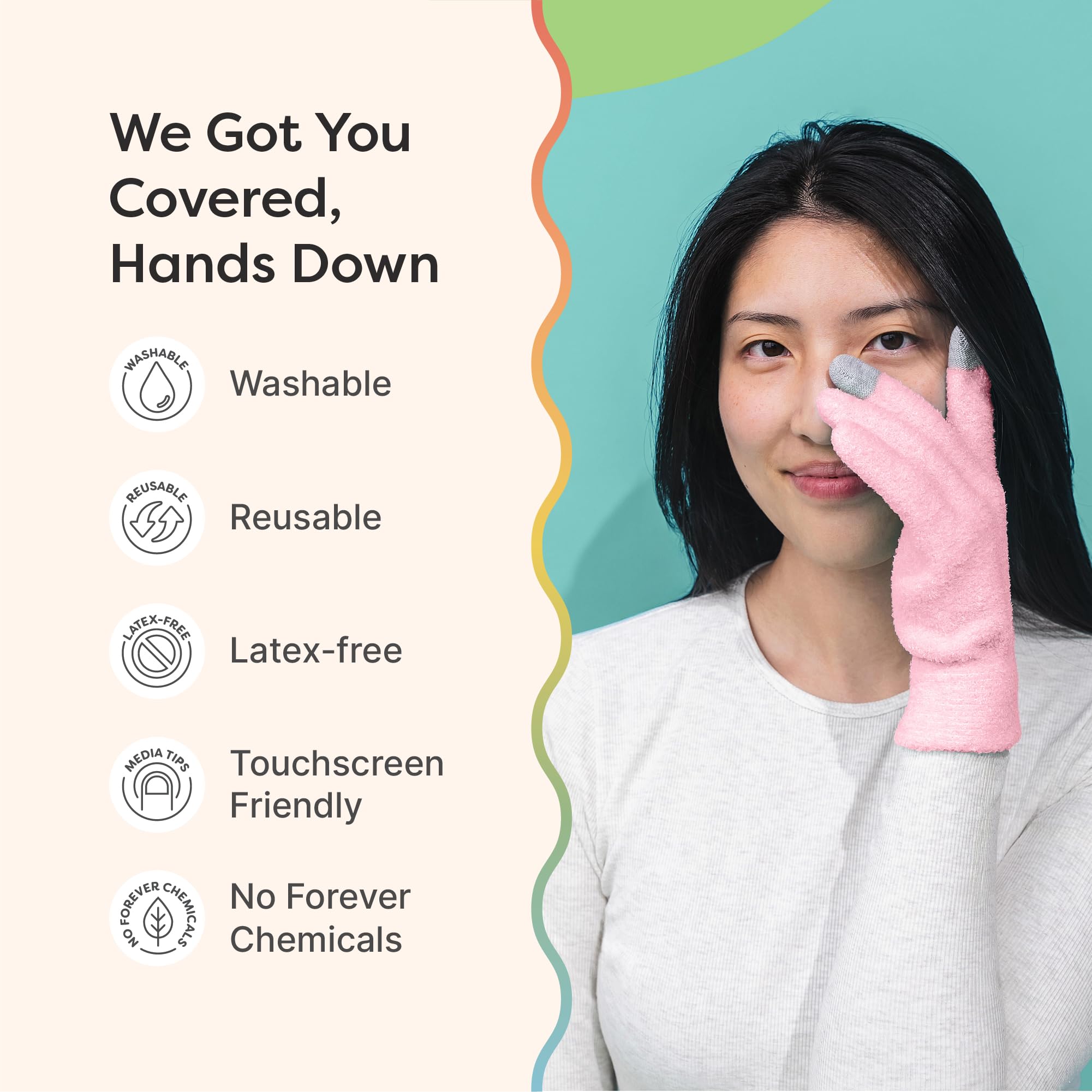 Gants ZenToes sans latex pour un confort quotidien.
