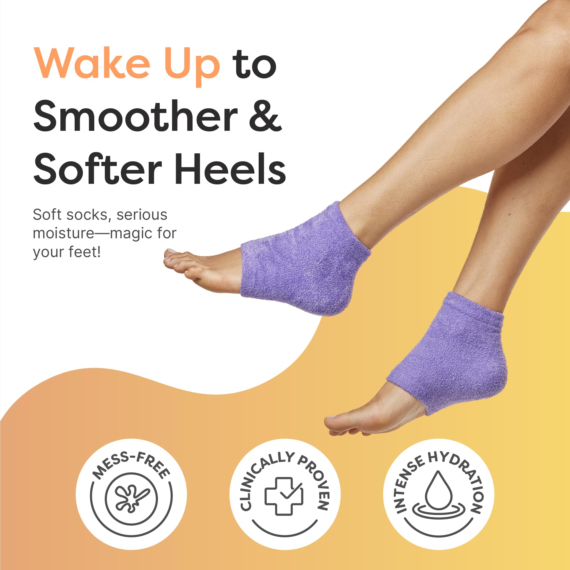 ZenToes gel infusé au jojoba et olive nourrit les pieds.
