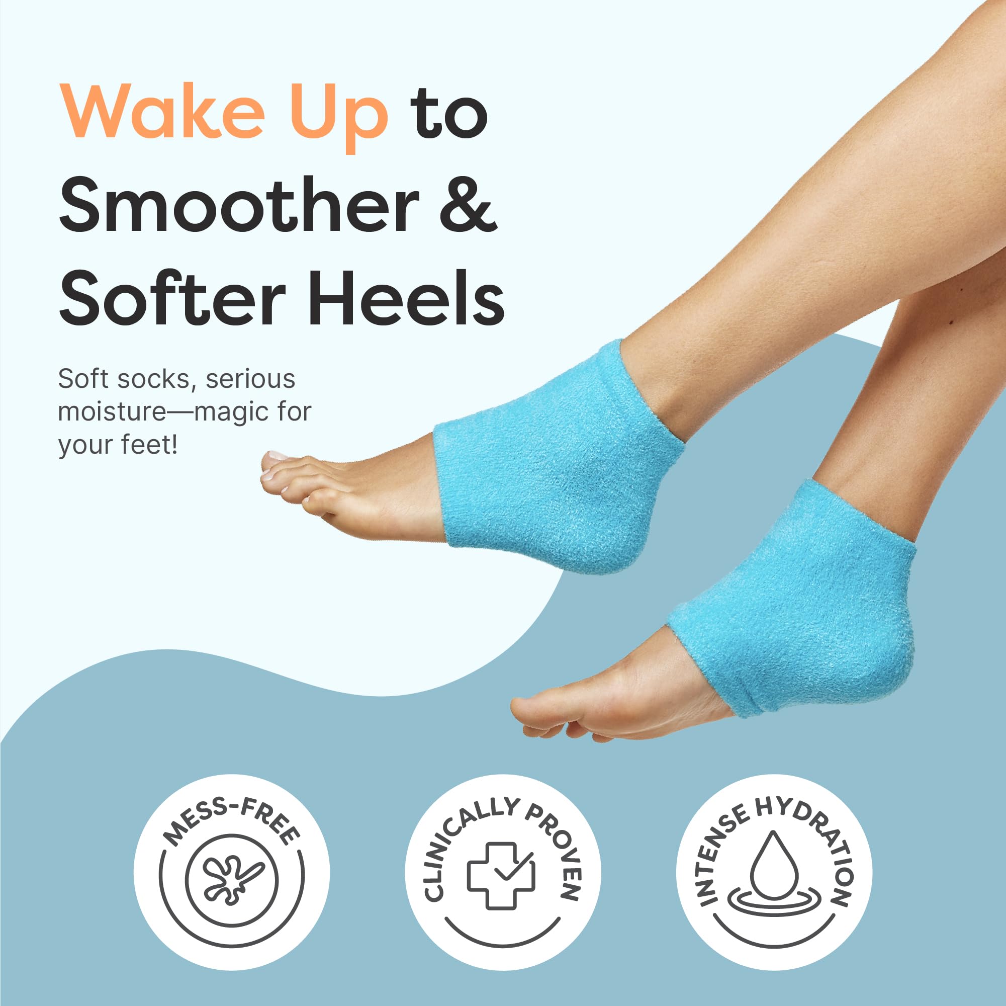 ZenToes gel infuse jojoba olive vitamine E nourrit profondément les pieds.