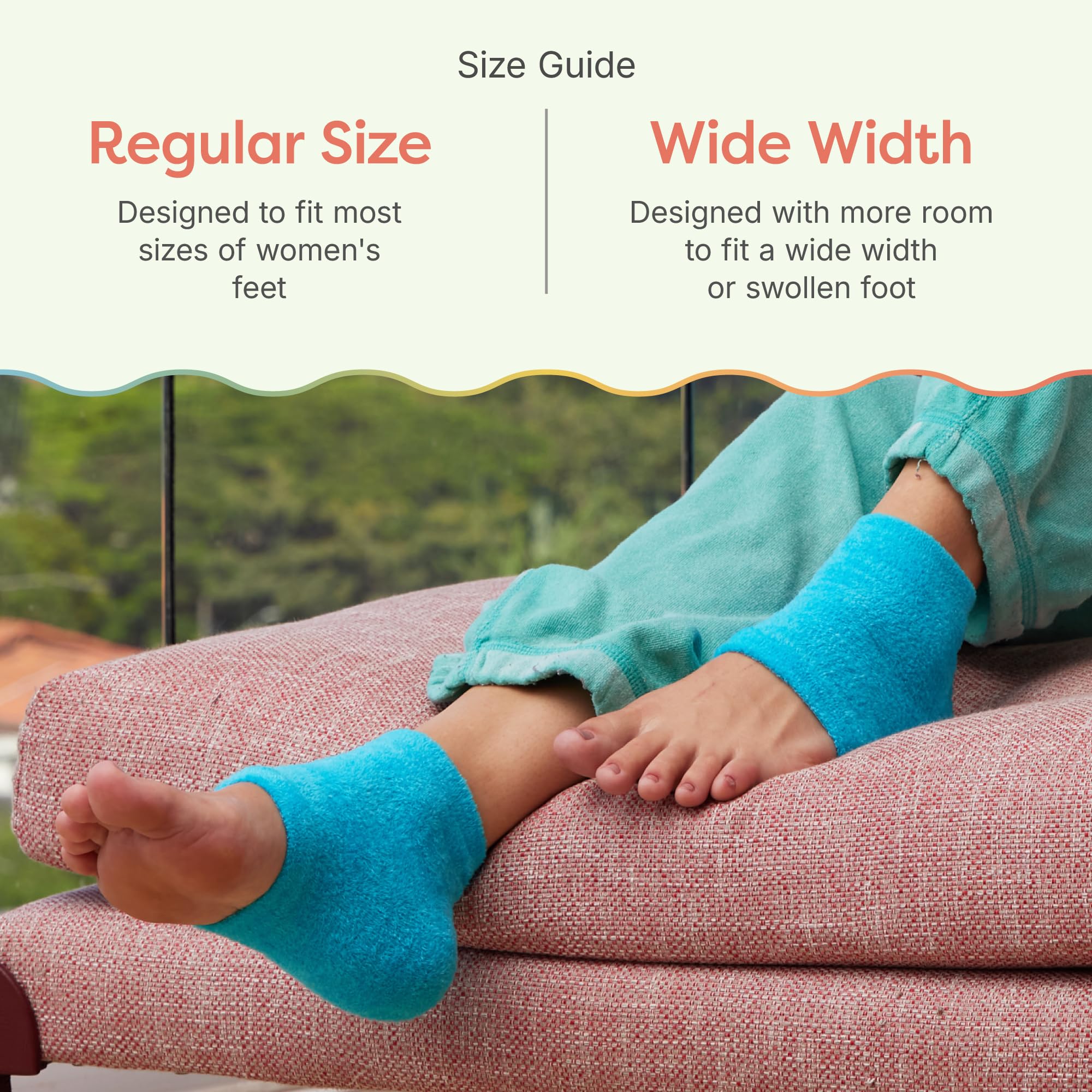 ZenToes motif bleu peluche rappelle spa à domicile et détente.