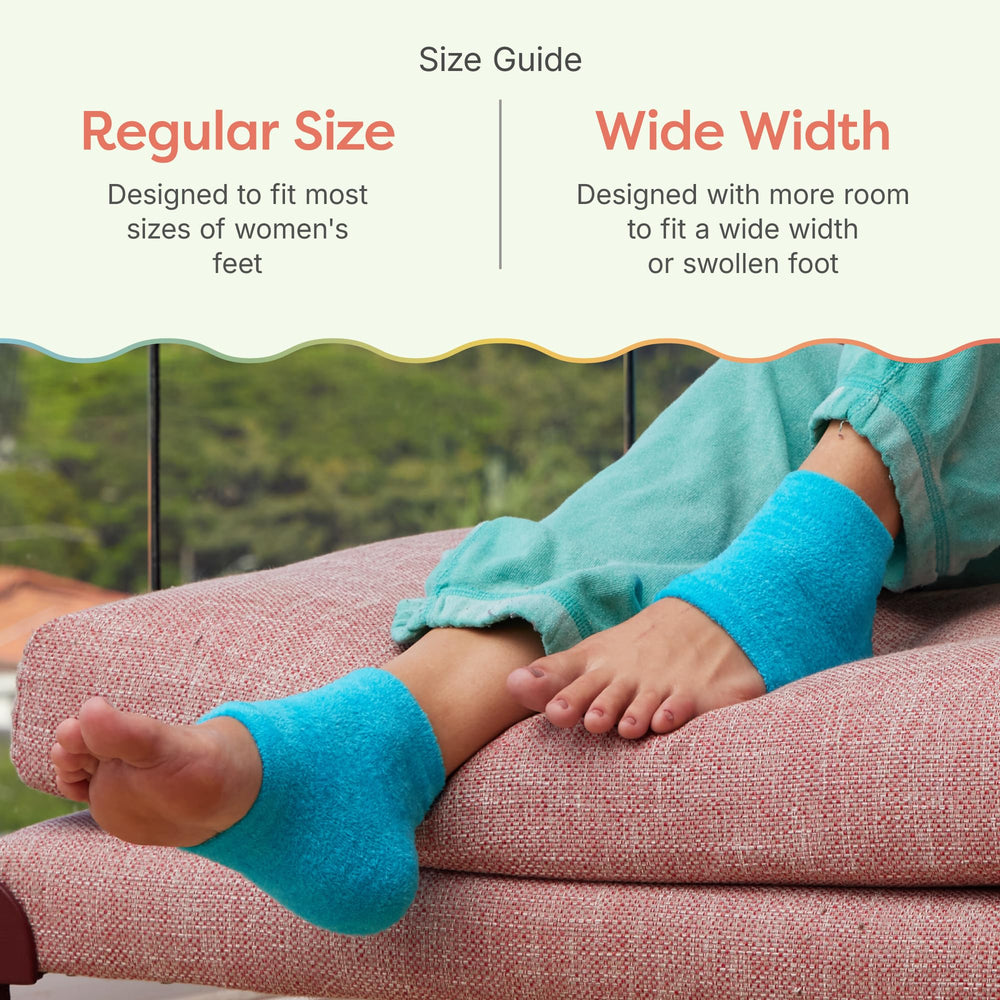 ZenToes motif bleu peluche rappelle spa à domicile et détente.