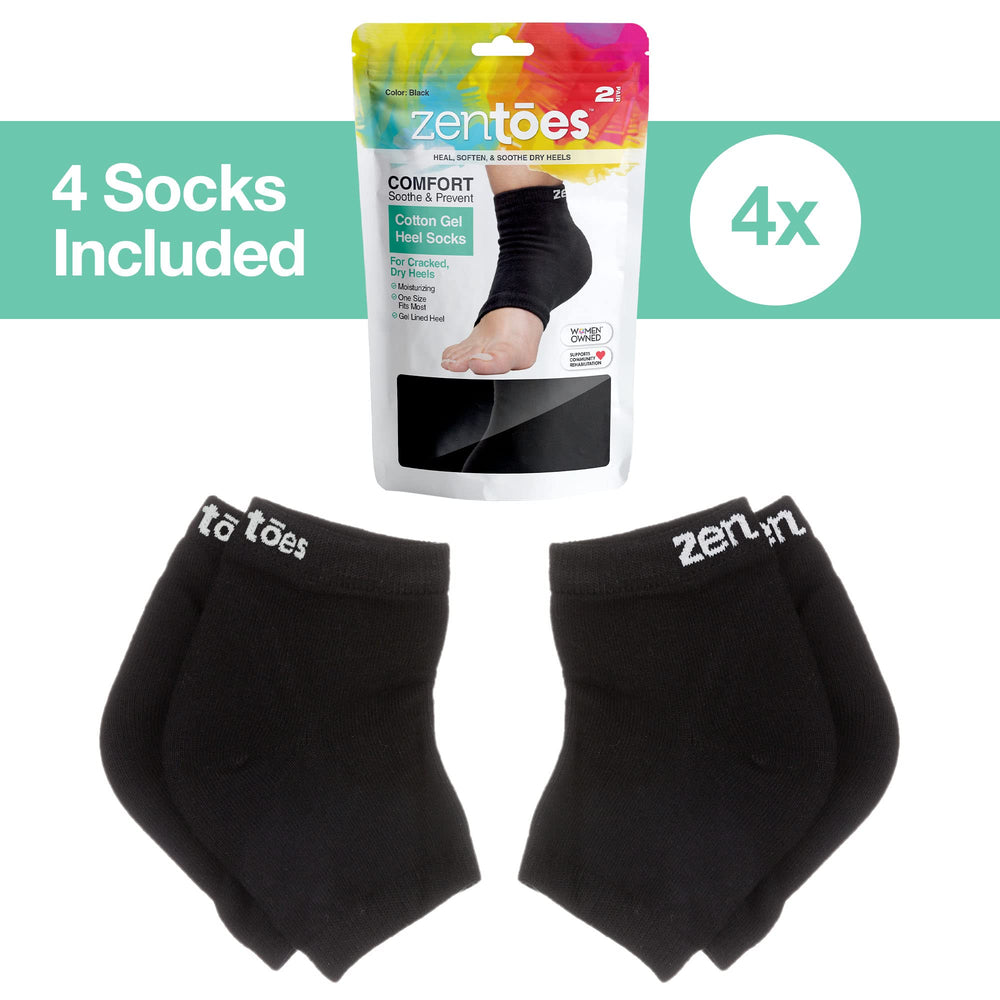 ZenToes talons secs – coton doux pour peau tranquille et hydratée.