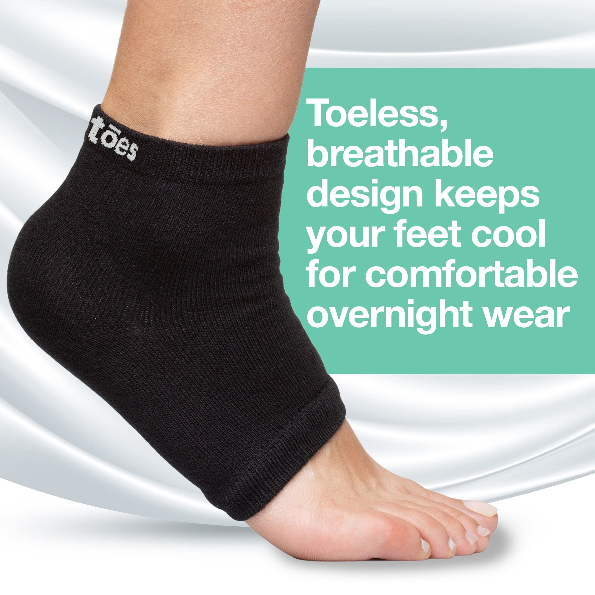 ZenToes talons secs – taille standard adaptée à la plupart des pieds.